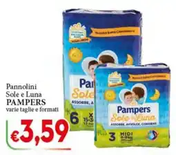 D'Italy Pannolini Sole e Luna Pampers offerta