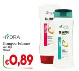 D'Italy Hydra shampoo, balsamo offerta
