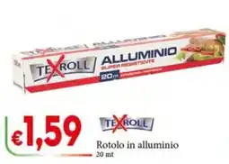 D'Italy Rotolo in alluminio offerta