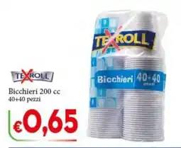 D'Italy Bicchieri Texroll offerta