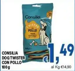 DEM Consilia dog twister con pollo offerta