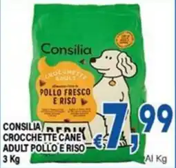 DEM Consilia crocchette cane adult pollo e riso offerta