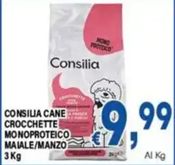 DEM Consilia cane crocchette monoproteico maiale/manzo offerta