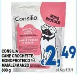 DEM Consilia cane crocchette monoproteico maiale/manzo offerta