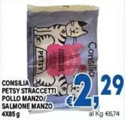 DEM Consilia Petsy straccetti pollo manzo/salmone manzo offerta