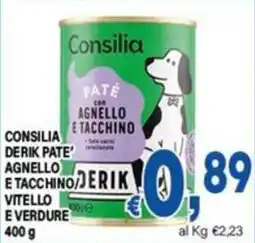 DEM Consilia Derik Pate' Agnello e Tacchino offerta