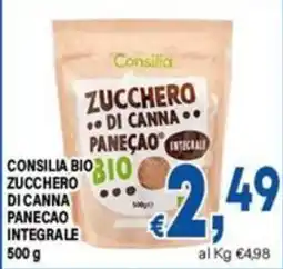 DEM Consilia zucchero di canna panecao integrale bio offerta