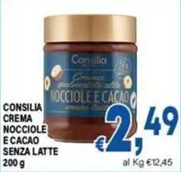 DEM Consilia crema nocciole e cacao senza latte offerta