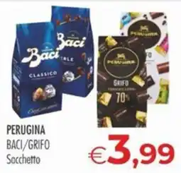MerSi Supermercati Perugina Baci/Grifo Sacchetto offerta