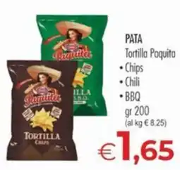 MerSi Supermercati Tortilla Paquita Chips offerta