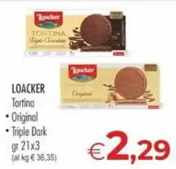MerSi Supermercati Loacker Tortina Original offerta