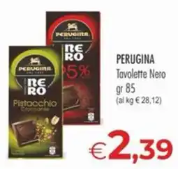 MerSi Supermercati Perugina Nero Tavolette Nero offerta