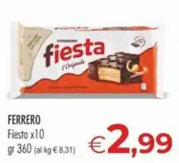 MerSi Supermercati Ferrero Fiesta offerta