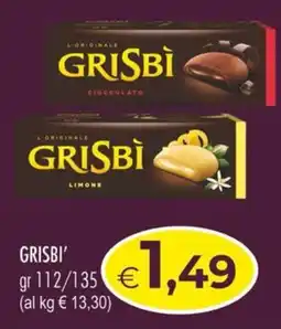 MerSi Supermercati Grisbi' cioccolato offerta
