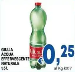 DEM Giulia acqua effervescente naturale offerta