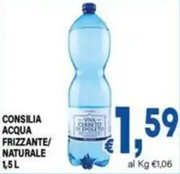 DEM Consilia acqua frizzante/naturale offerta