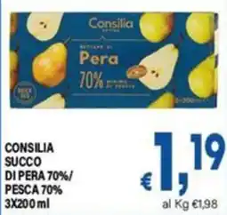 DEM Consilia succo di pera 70% offerta
