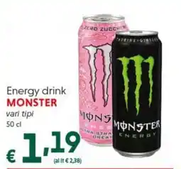 DiMeglio Energy drink Monster offerta