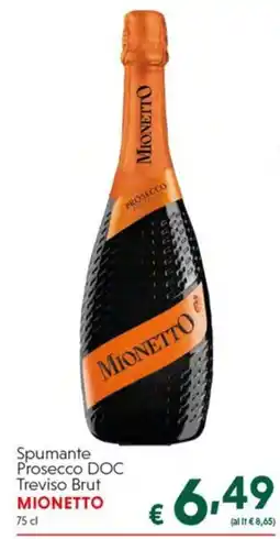 DiMeglio Spumante Prosecco DOC Treviso Brut Mionetto offerta