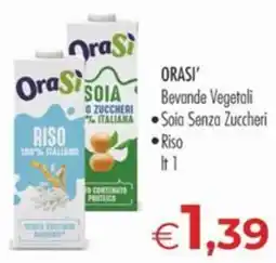 MerSi Supermercati OraSi Bevande Vegetali offerta