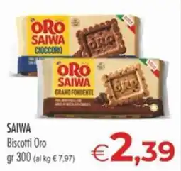 MerSi Supermercati Biscotti Oro Saiwa offerta