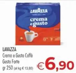 MerSi Supermercati Lavazza Crema e Gusto Caffè Gusto Forte offerta