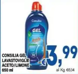 DEM Consilia gel lavastoviglie aceto/limone offerta