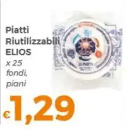 Tocal Piatti riutilizzabili Elios offerta