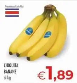 MerSi Supermercati Chiquita banane offerta