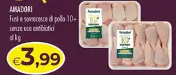 MerSi Supermercati Amadori Fusì e sovracosce di pollo 10+ offerta