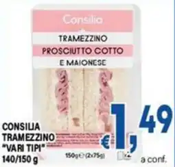 DEM Consilia tramezzino prosciutto cotto e maionese offerta