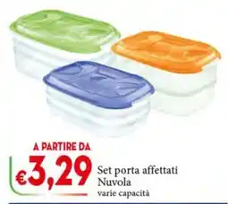 D'Italy Set porta affettati Nuvola offerta
