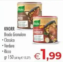 MerSi Supermercati Knorr Brodo Granulare Classico offerta