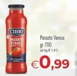 MerSi Supermercati Passata verace Cirio offerta