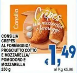 DEM Consilia crepes alla mozzarella e formaggi offerta