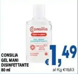 DEM Consilia gel mani disinfettante offerta
