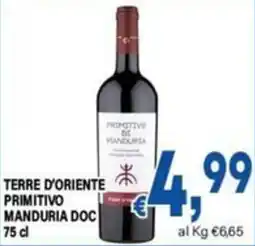 DEM Terre d'Oriente Primitivo Manduria DOC offerta