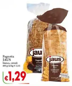 D'Italy Pagnotta JAUS bianca, cereali offerta