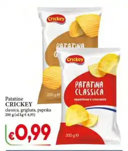 D'Italy Patatine Crickey classica offerta