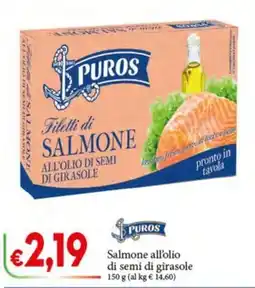 D'Italy Puros salmone all'olio di semi di girasole offerta