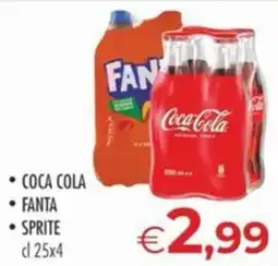 MerSi Supermercati Coca Cola Fanta Sprite offerta