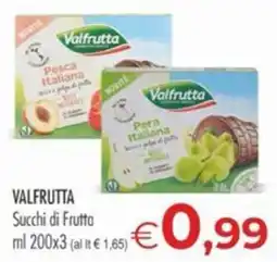 MerSi Supermercati Valfrutta Succhi di Frutta offerta