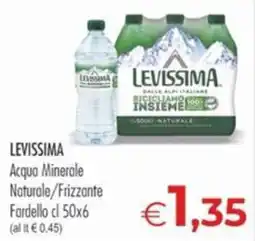 MerSi Supermercati Levissima Acqua Minerale Naturale offerta