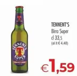 MerSi Supermercati Tennent's Birra Super offerta