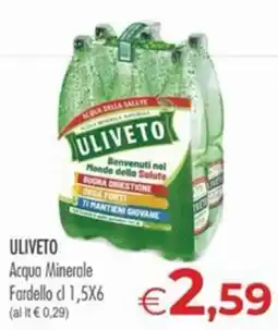 MerSi Supermercati Uliveto Acqua Minerale offerta