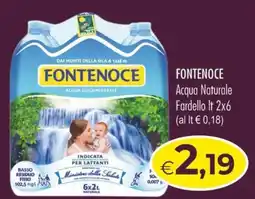 MerSi Supermercati Fontenoce Acqua Naturale offerta