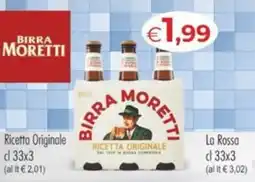 MerSi Supermercati Birra Moretti Ricetta Originale offerta