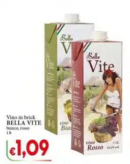 D'Italy Vino in brick Bella Vite offerta