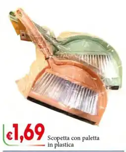 D'Italy Scopetta con paletta in plastica offerta