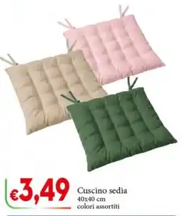 D'Italy Cuscino sedia offerta